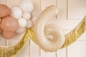 Ballon mylar Chiffre ''6'' - beige