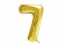Ballon mylar Chiffre ''7'' - or clair