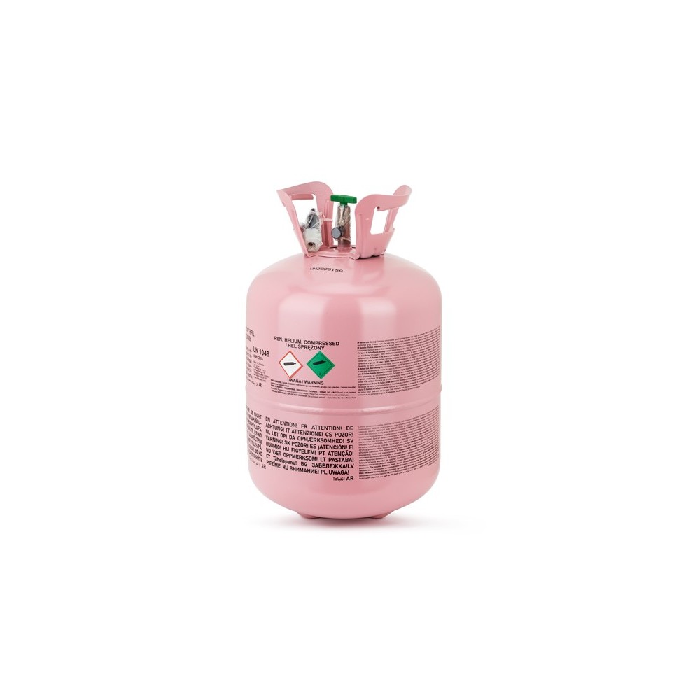 Bouteille d'hélium - rose - 50 ballons