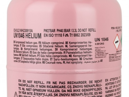Bouteille d'hélium - rose -...