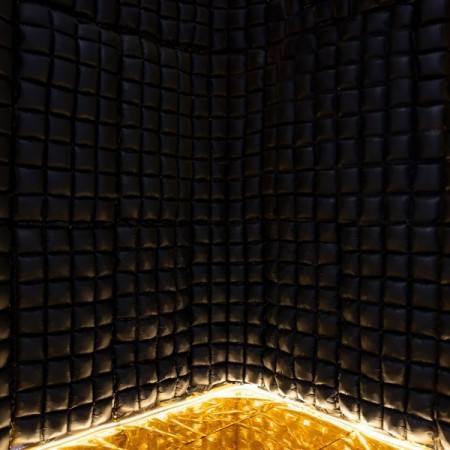 Rideau ballon mylar - noir