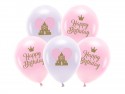 5 Ballons Eco 33 cm - Happy Birthday - Mix