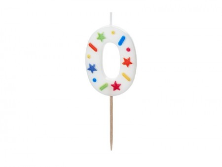 Bougie Chiffre '0'-...