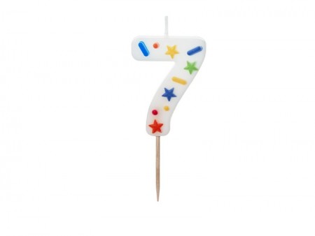 Bougie Chiffre '7'-...