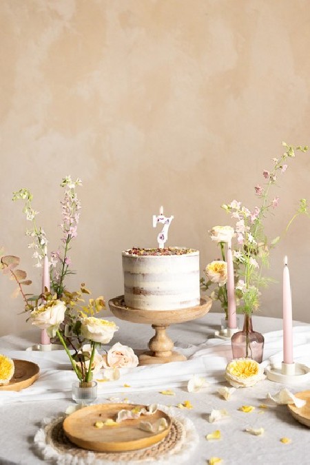 Bougie Numéro '7'- Blanche...