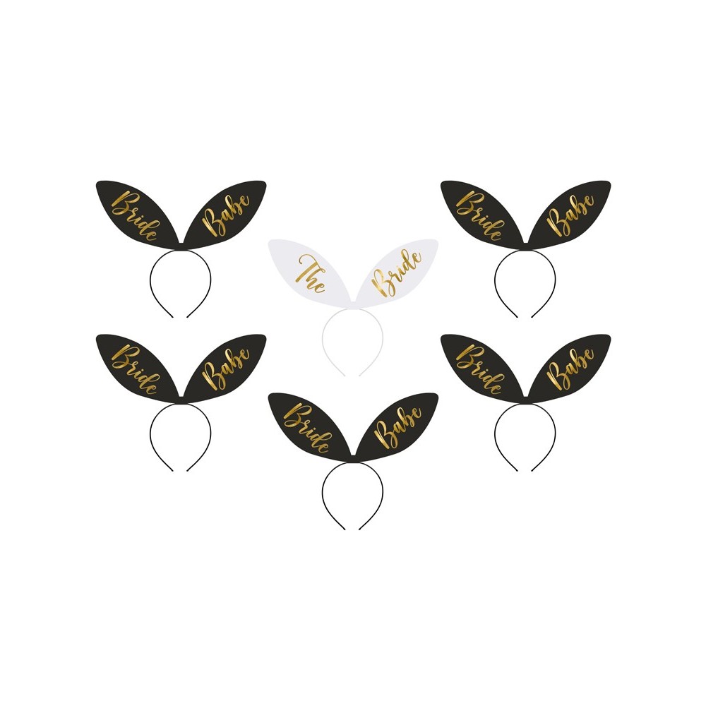 6 Bandeaux Bride Squad