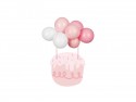 Cake topper gâteau ballon - rose