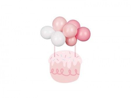 Cake topper gâteau ballon -...