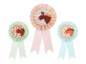 3 Rosettes - cheval