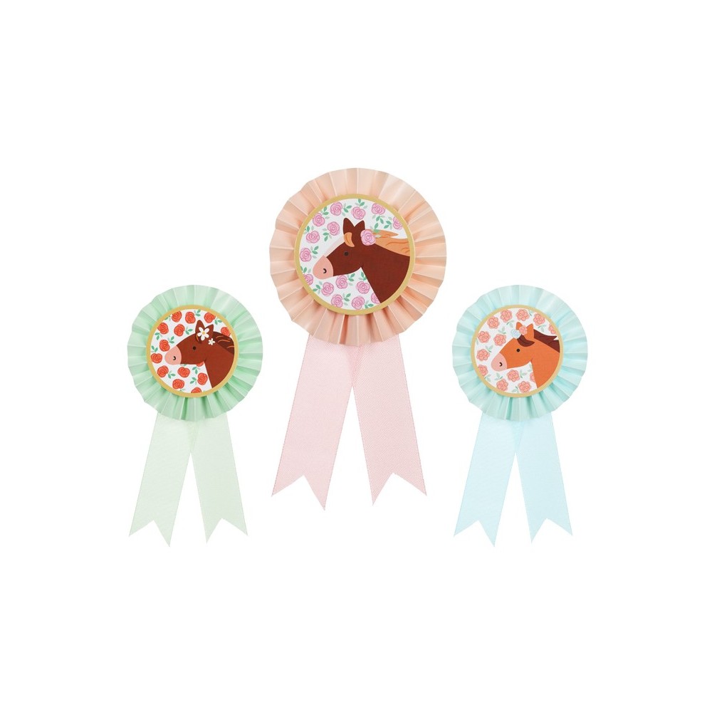 3 Rosettes - cheval