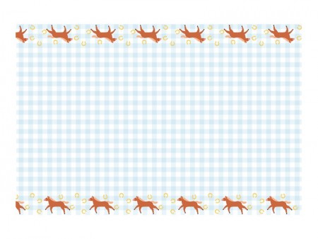 Nappe en papier à carreaux...