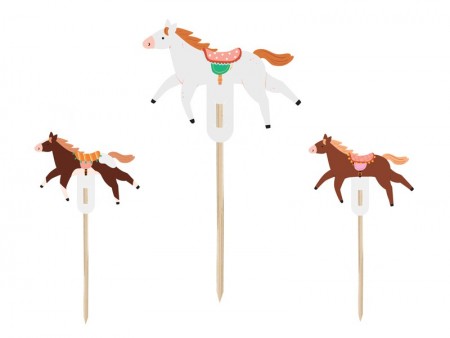 6 Cake topper - cheval