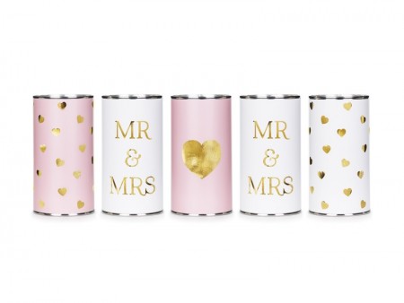 5 Boîtes de mariage Mr & Mrs