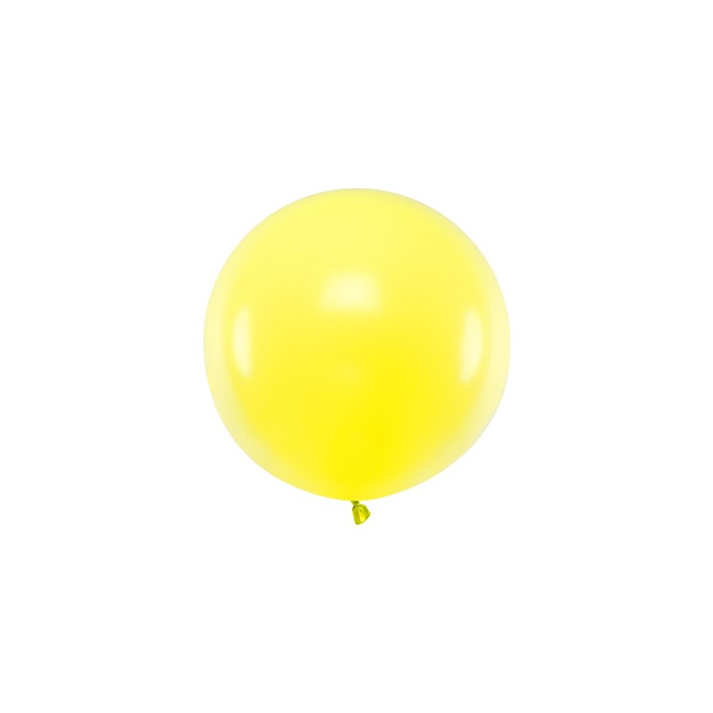 Ballon rond 60 cm - Pastel Lemon Zest