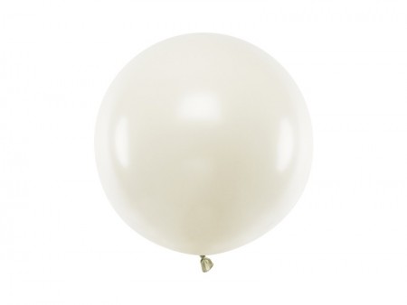 Ballon rond 60 cm - Crème...
