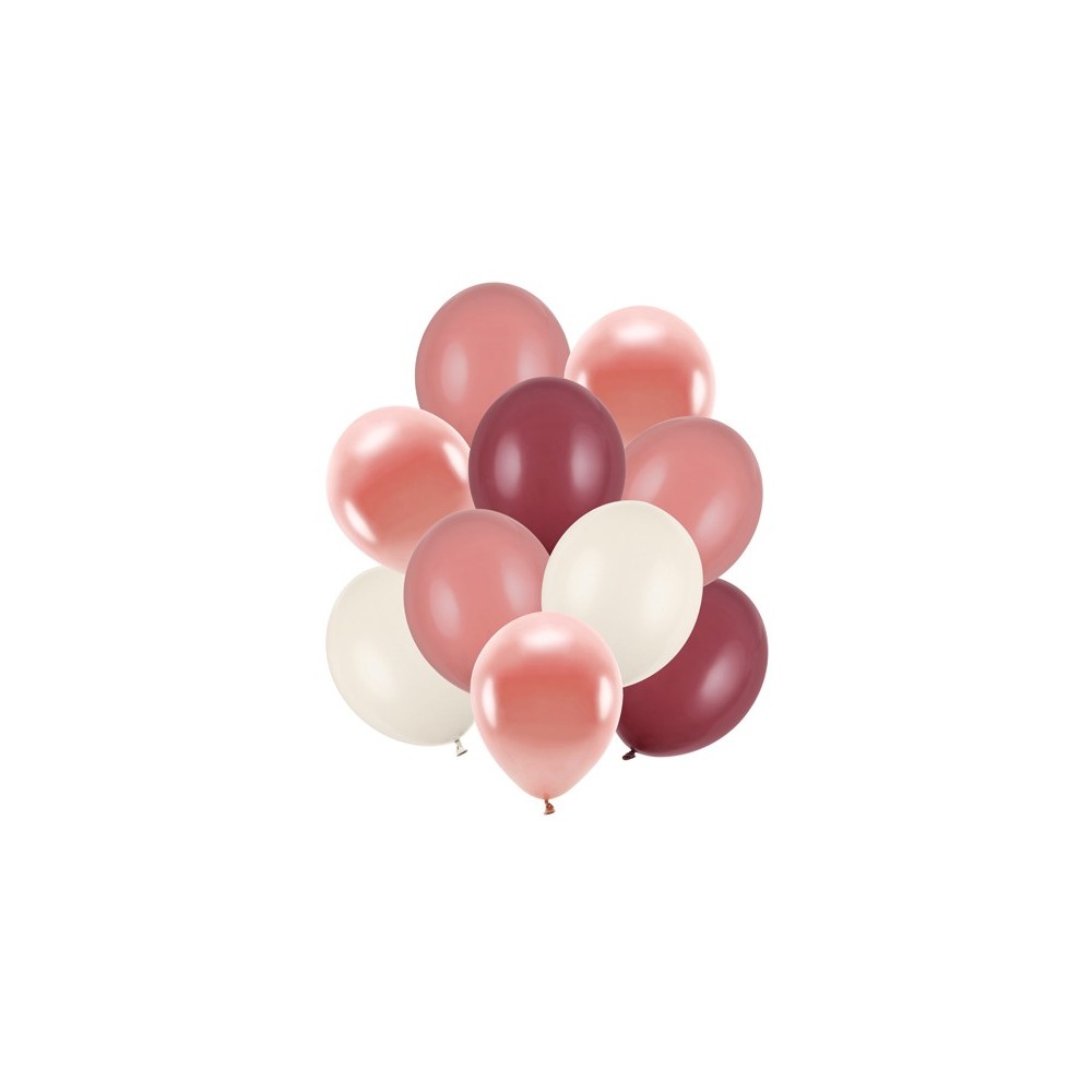 10 Ensemble de ballons en latex - mix rose