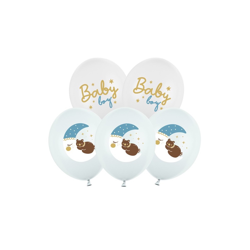 6 Ballons 30 cm - Bébé garçon
