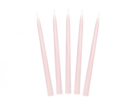 10 Bougie cierge mat -...