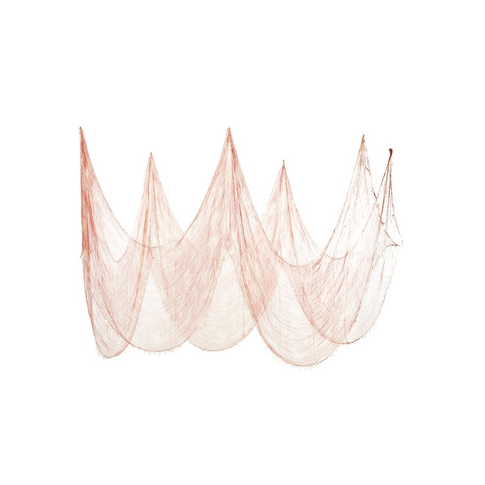 Tissu décoratif avec taches de sang - blanc