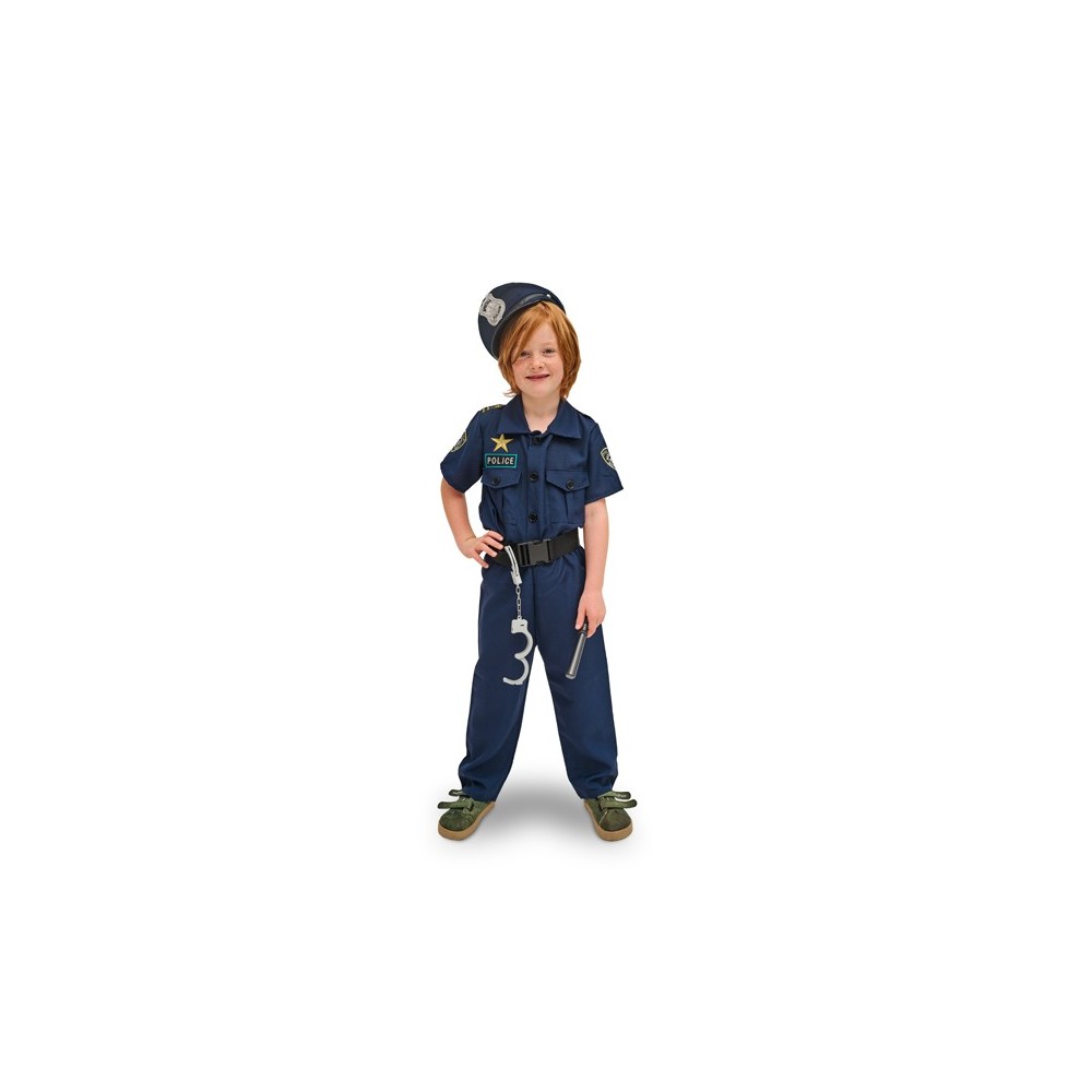 Costume de policier - taille 96-116 cm