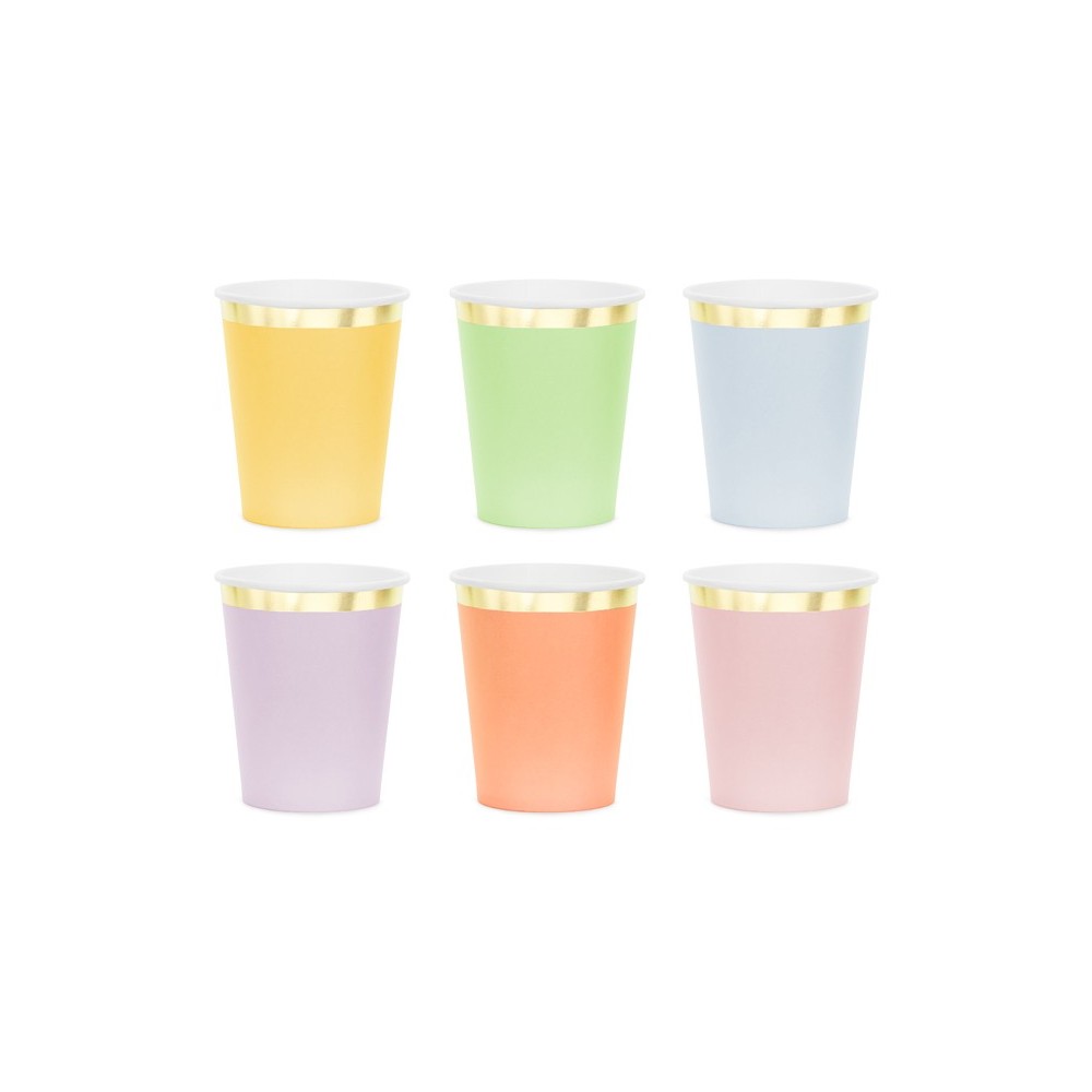 6 Gobelets - Mix - 220 ml