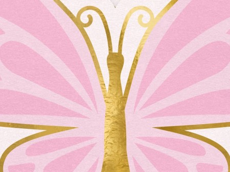 12 Serviettes Papillon