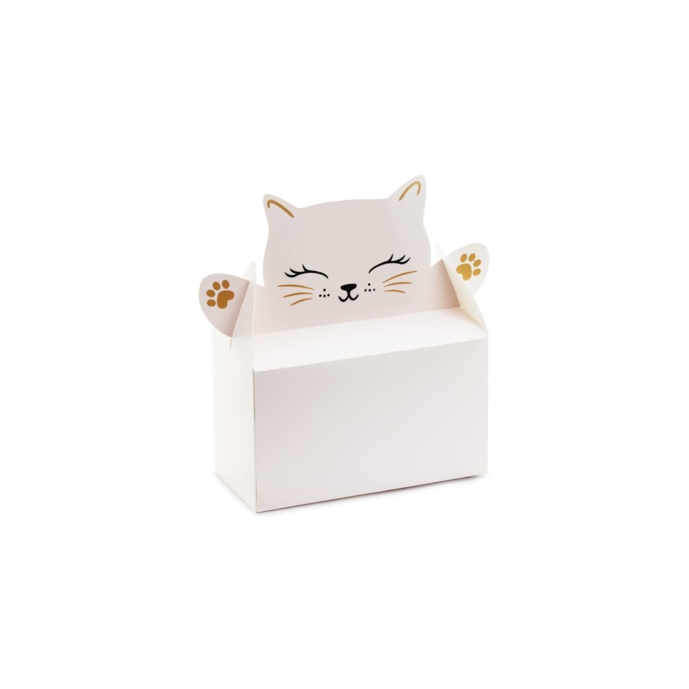 6 Boîtes à gâteau décoratives - chat