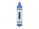 Ballons mylar Crayons - bleu