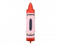 Ballons mylar Crayons - rouge