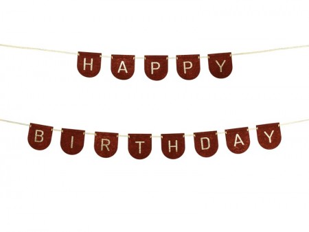 Bannière en feutre - Happy...