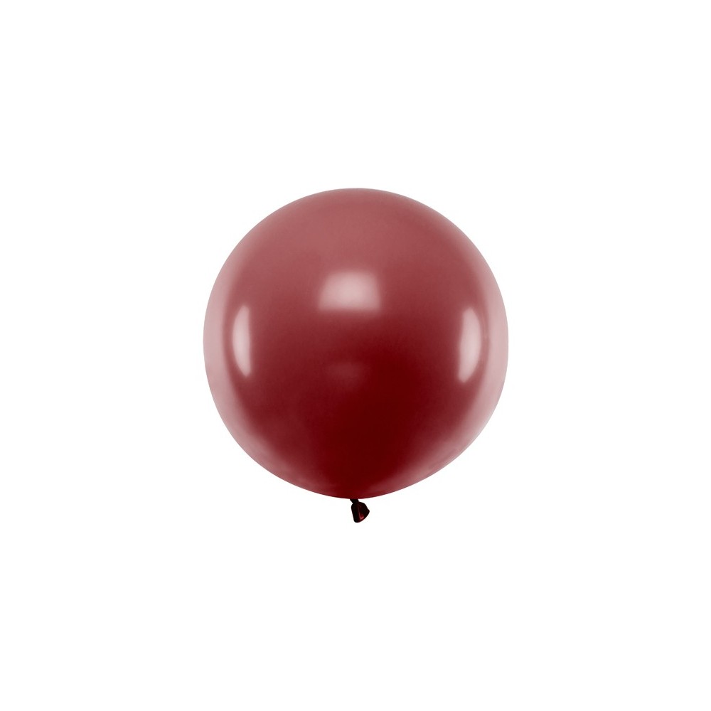Ballon rond 60cm - Bordeaux pastel