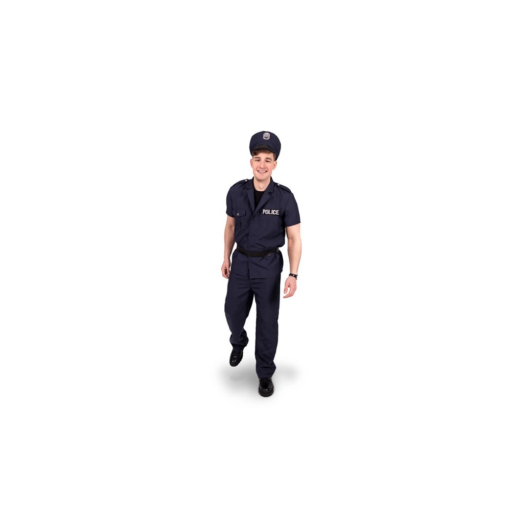 Costume de Policier - bleu marine - taille L
