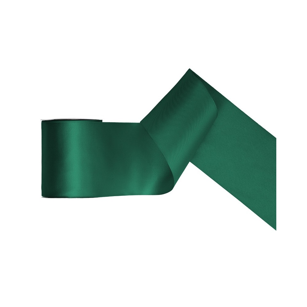 Ruban de Rubans tissu - vert bouteille - 100mm/25m