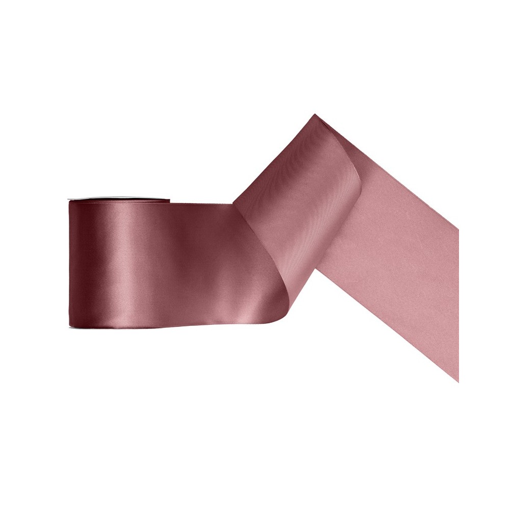 Ruban de Rubans tissu - rose foncé- 100mm/25m