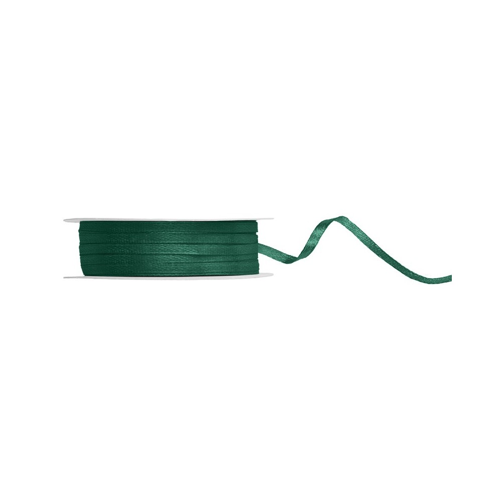 Ruban de Rubans tissu - vert bouteille - 3mm/50m