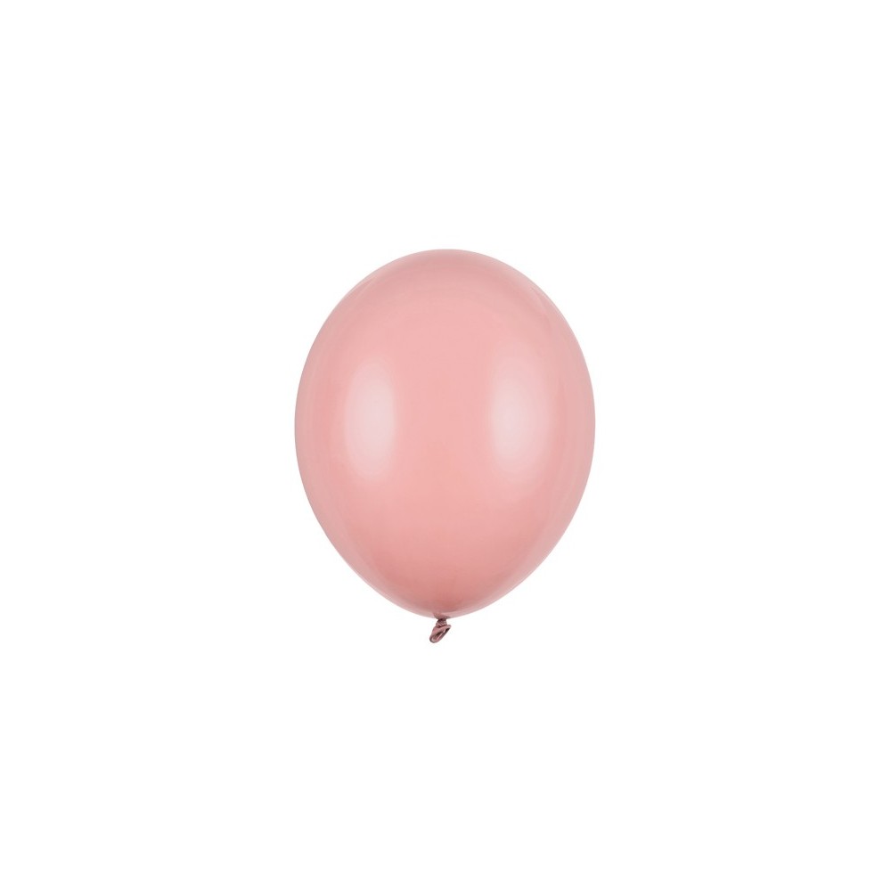 100 Ballons Strong 27 cm - vieux rose foncé pastel