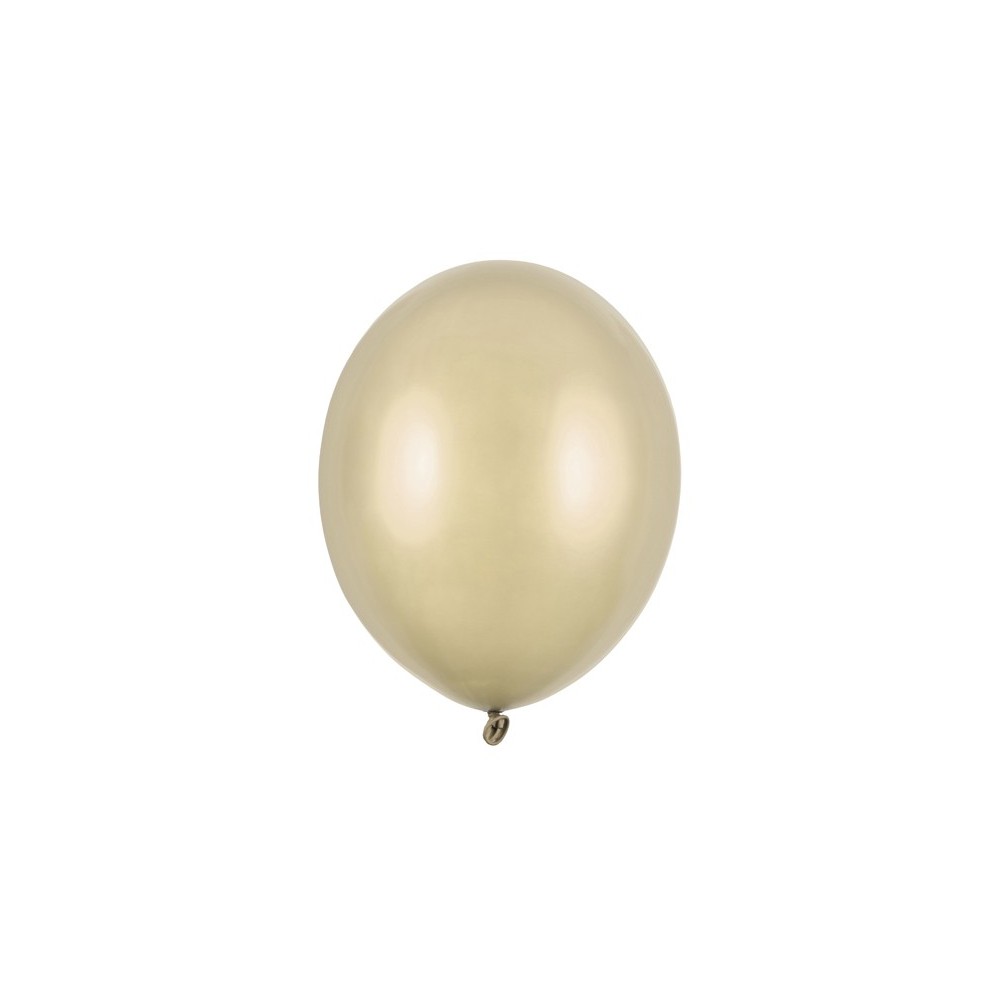 100 Ballons Strong 30 cm - or froid Metallic