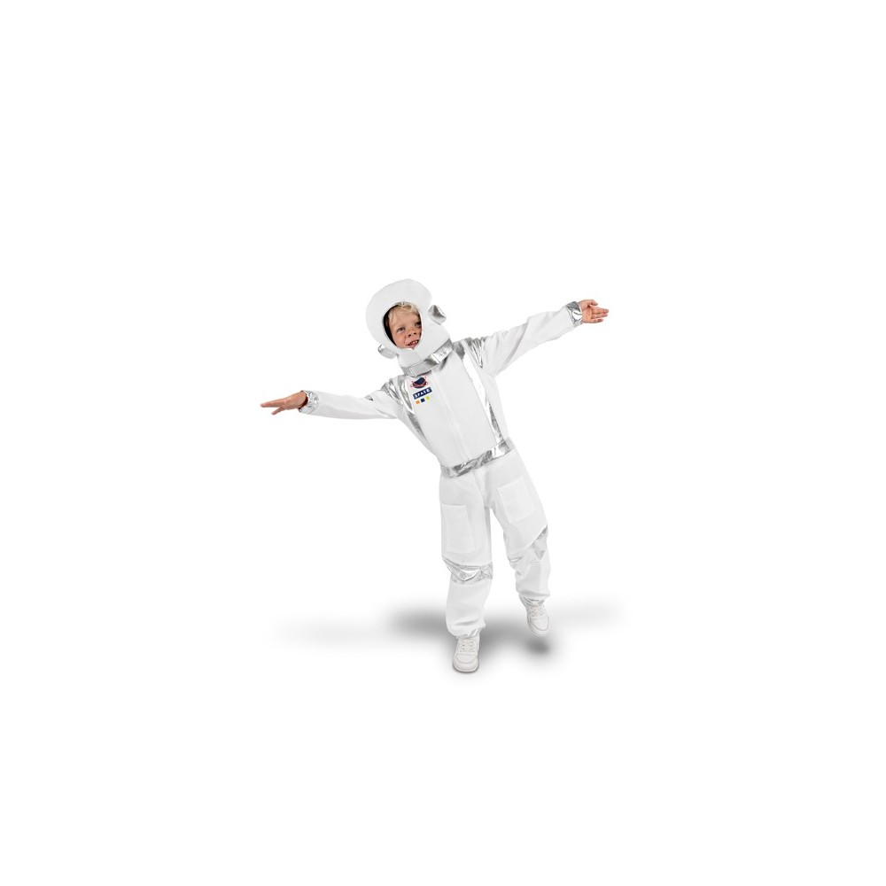 Costume d'astronaute - blanc - taille 116-128 cm