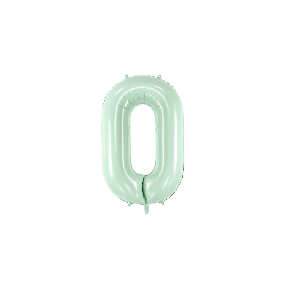 Ballon mylar Chiffre ''0''- 72cm - vert