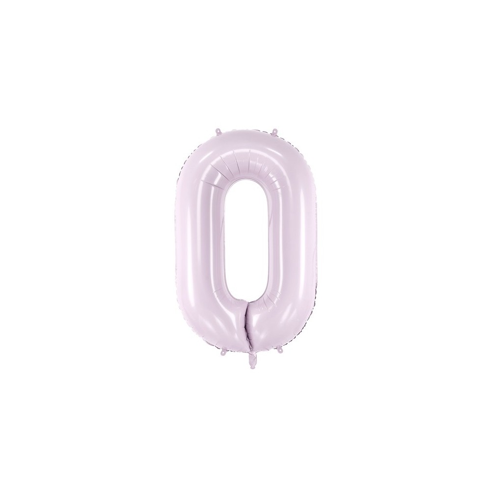 Ballon mylar Chiffre ''0''- 72cm - mauve