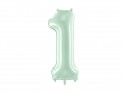 Ballon mylar Chiffre ''1''- 72cm - vert