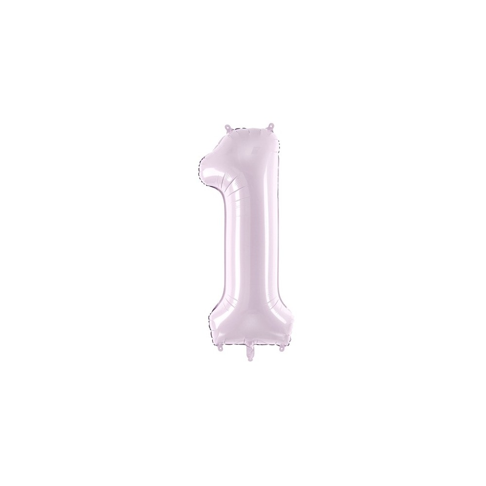 Ballon mylar Chiffre ''1''- 72cm - mauve