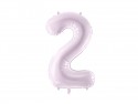 Ballon mylar Chiffre ''2''- 72cm - mauve