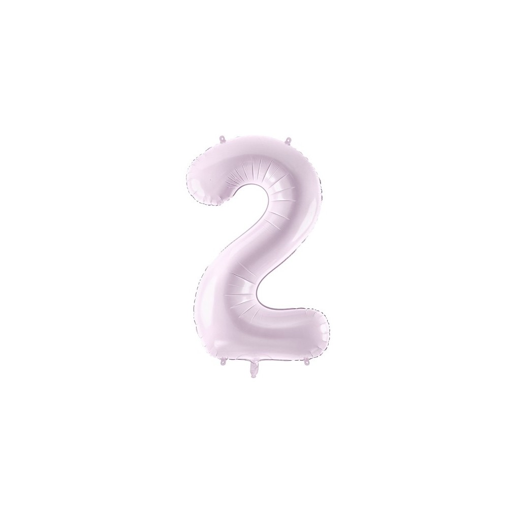 Ballon mylar Chiffre ''2''- 72cm - mauve