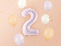 Ballon mylar Chiffre ''2''- 72cm - mauve
