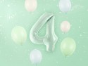 Ballon mylar Chiffre ''4''- 72cm - vert