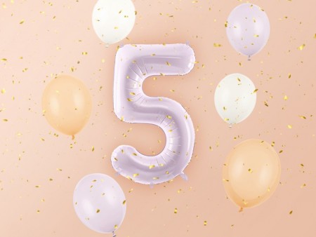 Ballon mylar Chiffre ''5''-...