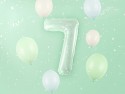 Ballon mylar Chiffre ''7''- 72cm - vert