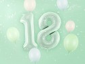 Ballon mylar Chiffre ''8''- 72cm - vert