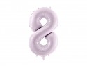 Ballon mylar Chiffre ''8''- 72cm - mauve